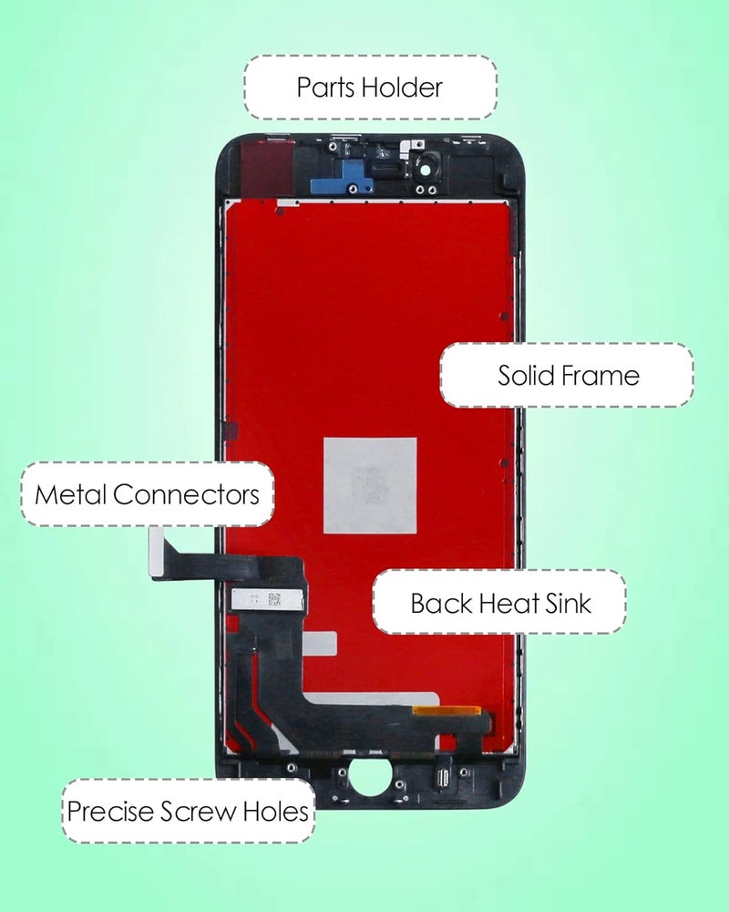 Ayake Store for iPhone SE 2022/SE3 Screen Replacement, Touch Digitizer and LCD Display Asselmbly for iPhone SE 2022 4.7 inch with Tool Kits A2783, A2595, A2785, A2782, A2784 - Image 5